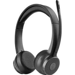 Eksa H16 Computer On Ear Headset Bluetooth Schwarz Noise Cancelling, Mikrofon (35 h, Kabellos), Kopfhörer, Schwarz