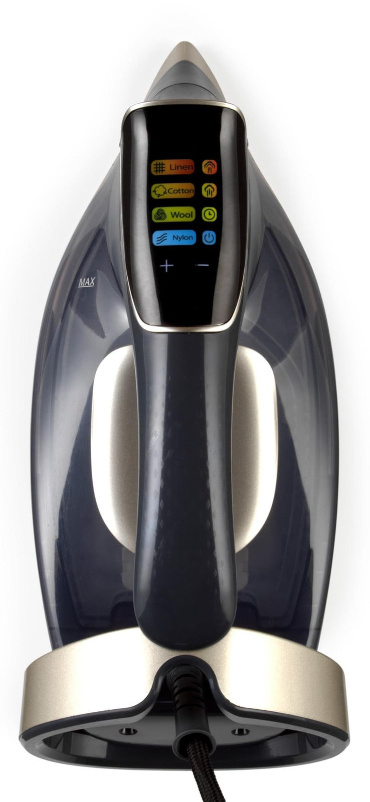 Beldray 3200W stoomstrijkijzer met digitaal LED-touchscreen en nauwkeurige temperatuurregeling