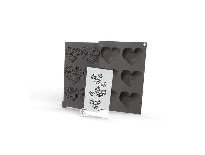 Plate It Plate-it moules Love At First Bite, silicone, 3 pièces