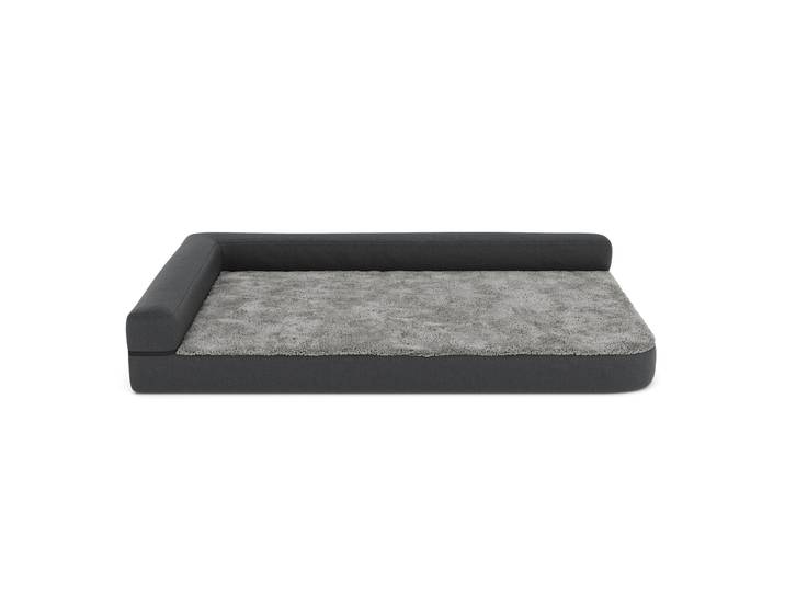 Hundebett orthopädisch WINSTON 120 x 80 cm grau