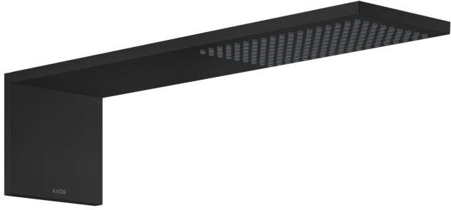 Hansgrohe ShowerComposition Kopfbrause 12592670 110x220mm, Wandmontage, 1jet, mattschwarz
