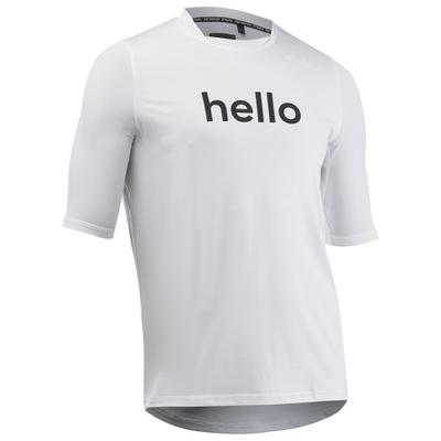 Northwave - Bomb Hello Goodbye Jersey Long Sleeve - Radtrikot Gr 3XL grau/weiß
