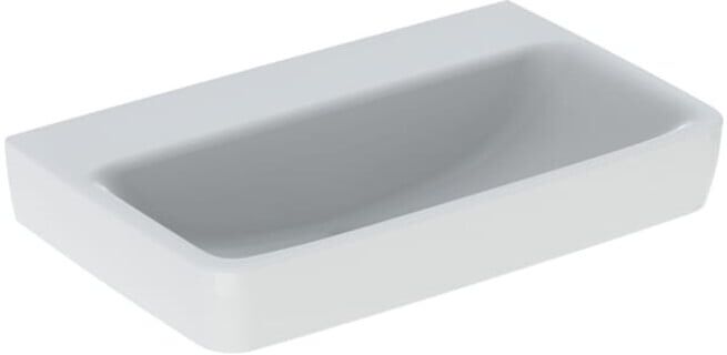 Geberit Lavabo Renova Compact 65x40cm, sans robinet, sans trop-plein, blanc KeraTect (501717008)