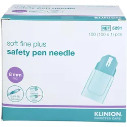 Klinion Soft Fine Plus Safety Pen Needle 30G 8Mm 100 ST