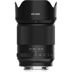 Viltrox AF 50mm f/1.8 Sony-E (Sony E, Vollformat), Objektiv, Schwarz