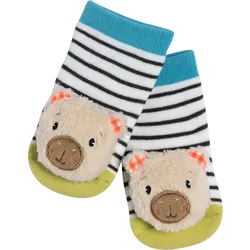 Rasselsocken FEHN Capybara (BL 11x12 cm) - bunt - BL 11x12 cm