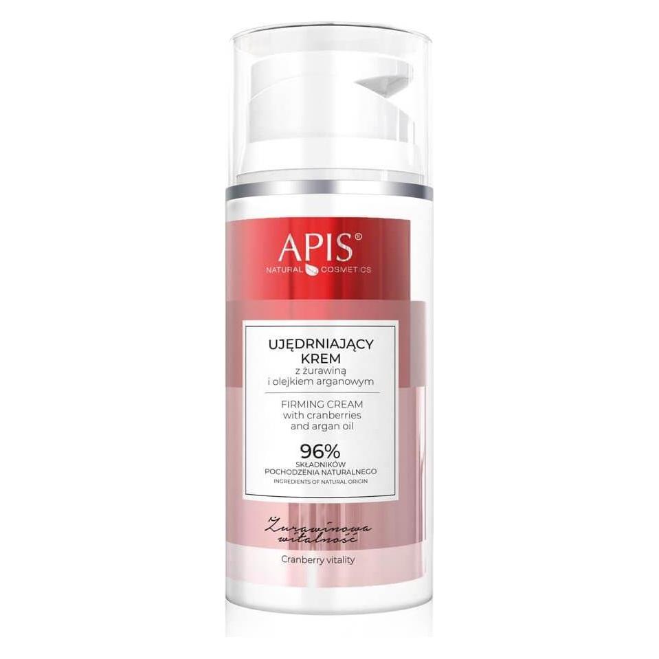 Apis Natural Cosmetics Apis - Cranberry Vitality firming face cream with cranberries for all skin types 100ml (100 ml, 24h Creme) (5901810005832)
