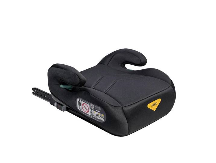 Axkid Autositzerhöhung, Schwarz, Metall, Kunststoff, 41.5x12x41.5 cm, ECE R 129 i-Size, Baby on Tour, Kindersitz, Kindersitze