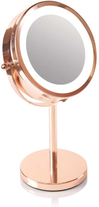 Rio Rose gold mirror miroir maquillage lumineux 1 pcs