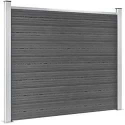 vidaXL, Gartenzaun, Guinevere (1 Element mit 2 Pfosten)