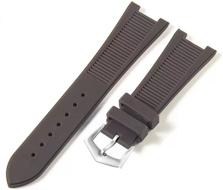 INF Silikon-Uhrenarmband kompatibel mit PP Patek Philippe Nautilus 5711 5712G Braun