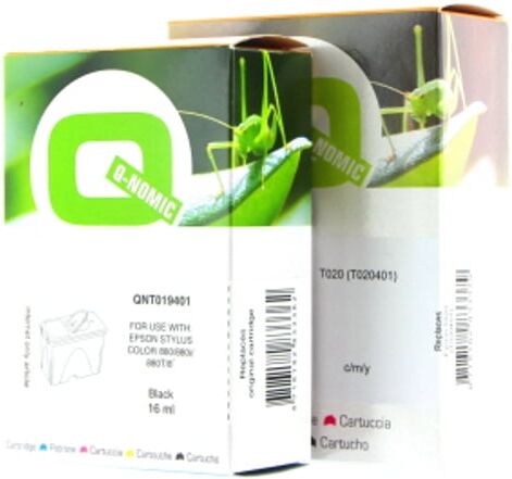 Q-Nomic pack 2 cartuchos: T019 negro + T020 tri-color