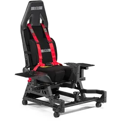 Next Level Racing Sitz Flight Pro schwarz-rot