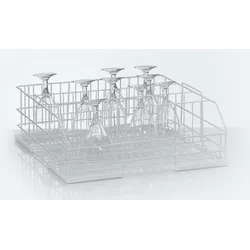 Winterhalter Gläserkorb Drahtgitter Größe L 4 Reihen Höhe 165/185 mm