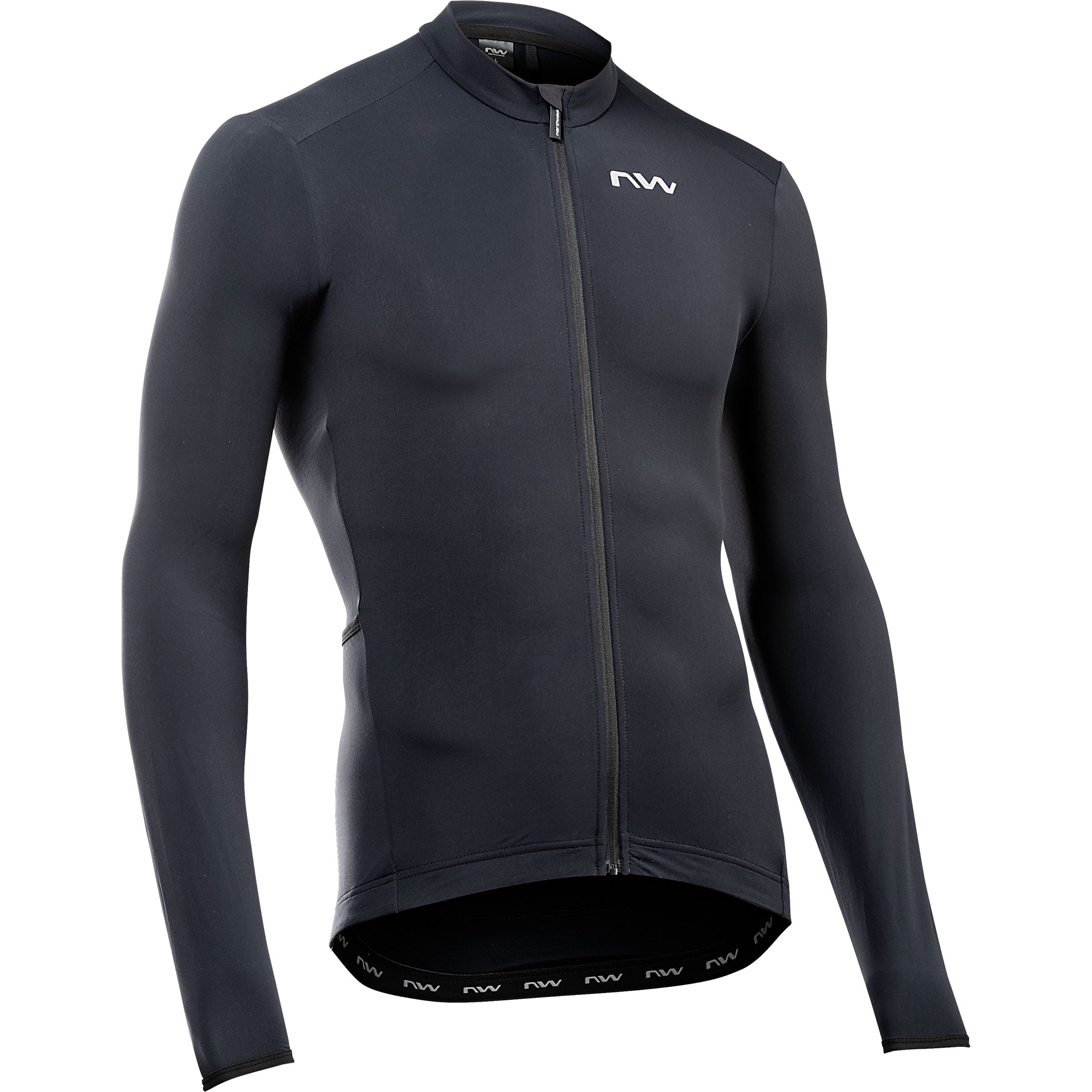Northwave Fahrenheit Trikot Herren Radtrikots schwarz Größe L Rennrad | Gravel Schnell trocknend