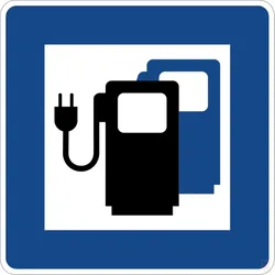 Klemos 2x2 – Verkehrszeichen Ladestation Elektro 365-65