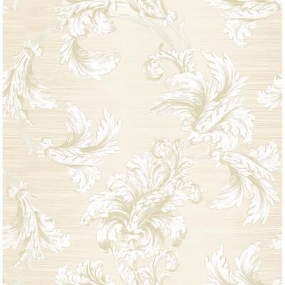 Seabrook Designs Vesper Acanthus Unpasted Wallpaper