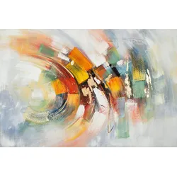 Keilrahmenbild BUNTE WELLE (BHT 150x100x3,70 cm) - BHT 150x100x3,70 cm
