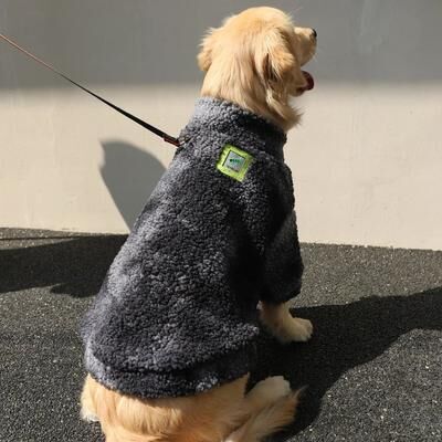 Inspired Living HOOPET Big Dog Winter Coat With Lambs Wool Lining black Without Hat 7xl
