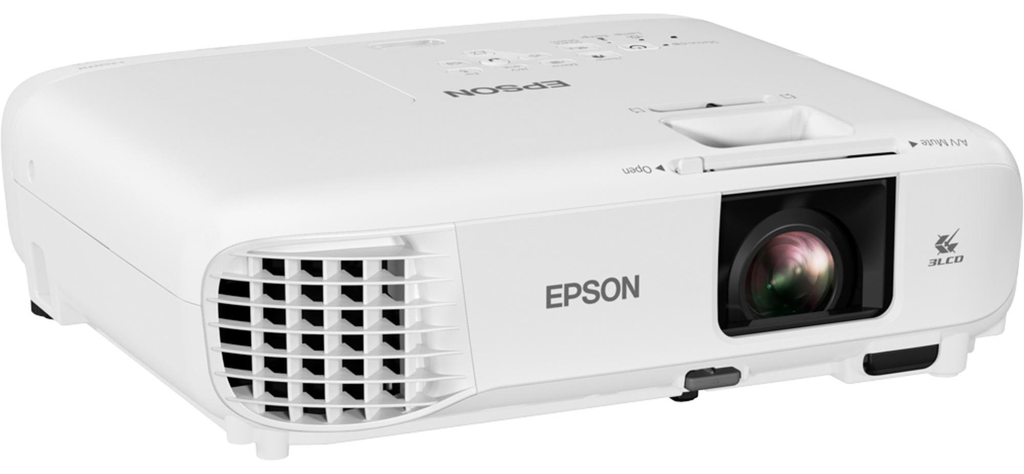 Epson EB-W49, 3800 ANSI Lumen, 3LCD, WXGA (1280x800), 16000:1, 16:10, 838,2 - 8128 mm (33 - 320")