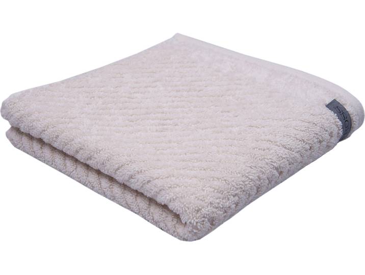 Duschtuch ROSS Smart , beige (natur), B:70cm L:140cm, Frottier, Obermaterial: 100% Baumwolle, Handtücher, Duschtuch, Uni-Rippe mit Velourslabel