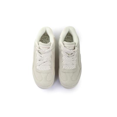 Trainingsschuh BUFFALO "Buffalo One -Vegan Nubuck/Nappa", Damen, Gr. 38, cream, weiß, Polyurethan, unifarben, Schuhe