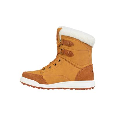 Stiefel MOLS "Hanfu", Damen, Gr. 38, braun, Lederimitat, Rindsleder, Schuhe Stiefel, mit weichem Innenfutter aus Schafwolle
