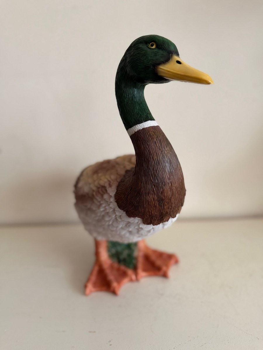 Goodyz Wilde dieren decoratie Eend - Staand - 36 cm hoog