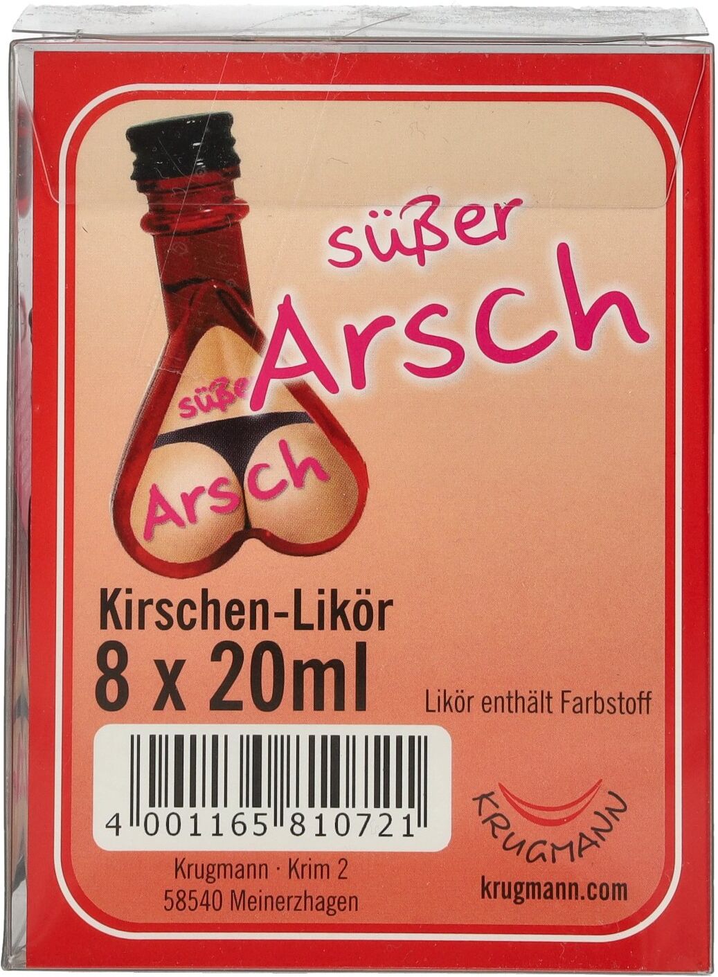 Süßer Arsch Kirschen Likör 15% Vol. 8x0,02l PET