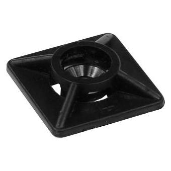 Aquatuning Kabelbinder Bodenbefestigung schwarz (Befestigungsschlaufen, 19 mm, 1 Stk.) (93195)