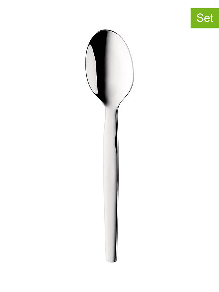 BergHOFF 12er-Set: Edelstahl-Menulöffel in Silber - (L)20 cm - onesize