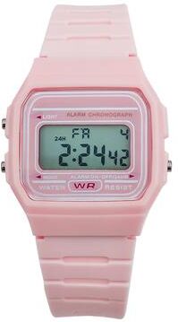 Friendly Fresh Finds Men And Women LED Digital Sports Watch Multifunctional Outdoor Leisure Timepiece pink