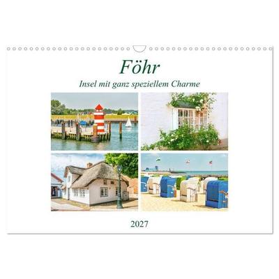 Föhr - Insel mit ganz speziellem Charme (Wandkalender 2027 DIN A3 quer), CALVENDO Monatskalender