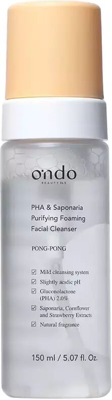 Ondo Beauty 36.5 Pha & Saponaria Purifying Foaming Cleanser 150 ml