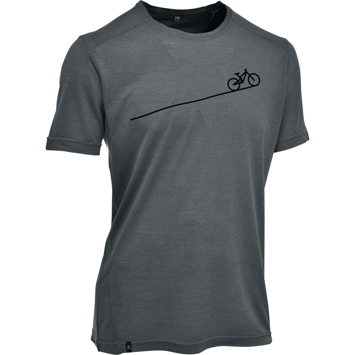 MAUL Sport Bezau - 1/2 T-shirt+print dark grey (10) 66 4944600323-10-66