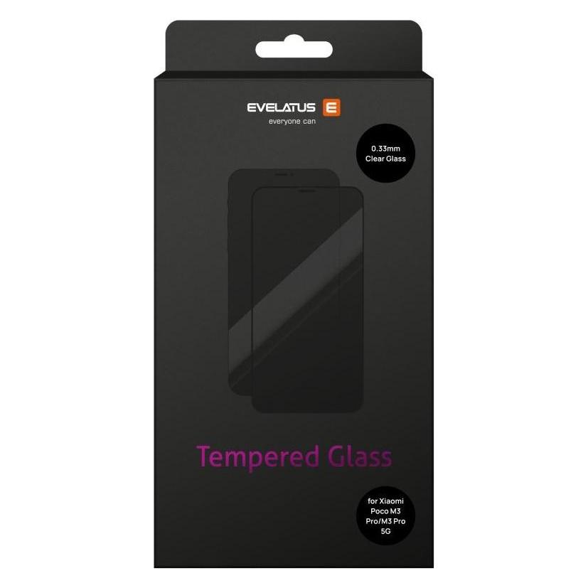 Evelatus Xiaomi Poco M3 Pro/M3 Pro 5G Clear glass 0.33mm (Xiaomi Poco M3 Pro) (EVELATUS)