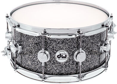 "DW Finish Ply 14""x7"" Snare BG Black Galaxy"