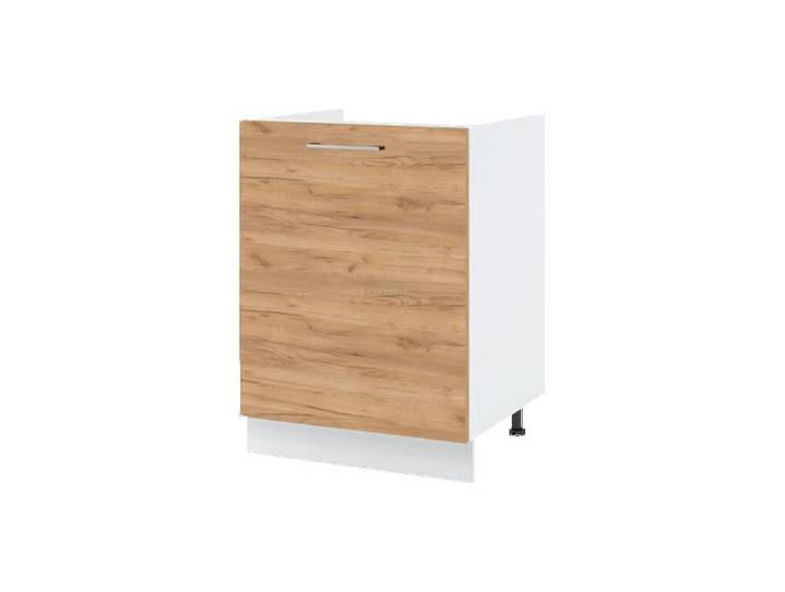 Meuble sous-évier Bellissi Chene 1 porte L 60 cm - Cuisineandcie