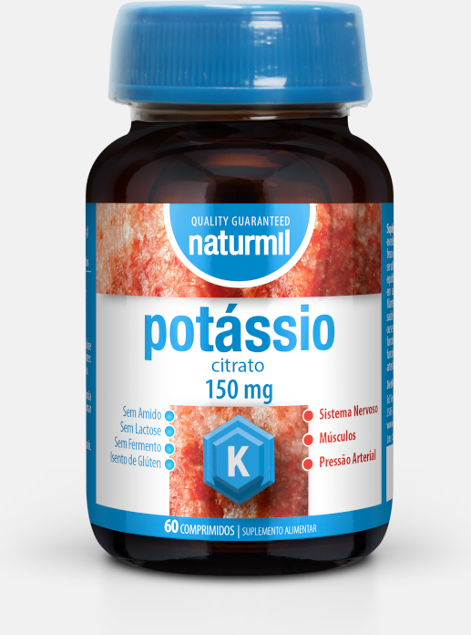 Naturmil Potassium Citrate 150 mg 60 Tablets