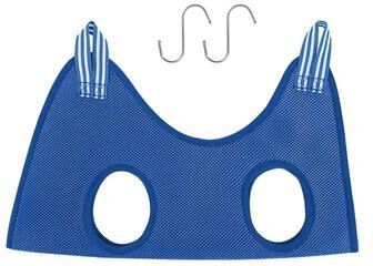 Inspired Living CalmPaws Pet Grooming Hammock For Dogs & Cats Secure Dog Nail Trimming Harness & Bathing Support Sling blue l