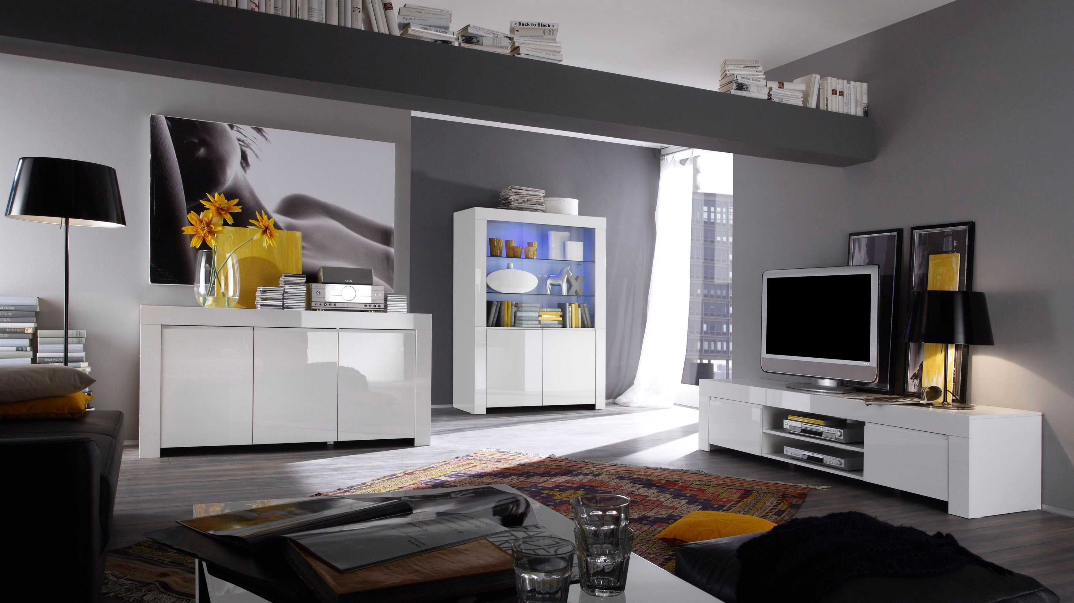 Sideboard HOME AFFAIRE "Amalfi", weiss (weiß), Sideboards, Sideboard, Breite 160 cm weiß Einheitsgröße