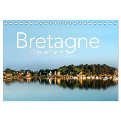 Bretagne - Küste im Licht (Tischkalender 2026 DIN A5 quer), CALVENDO Monatskalender