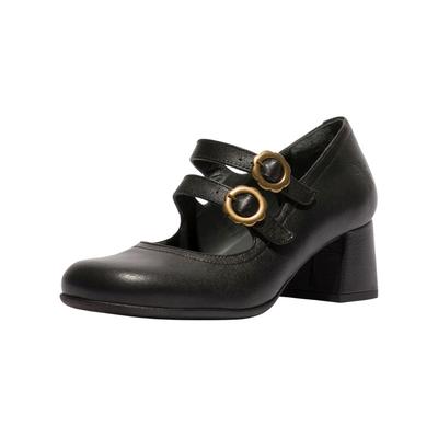 Pumps FLY LONDON "Fly London Pumps Leder", Damen, Gr. 41, schwarz, Leder, Schuhe Pumps
