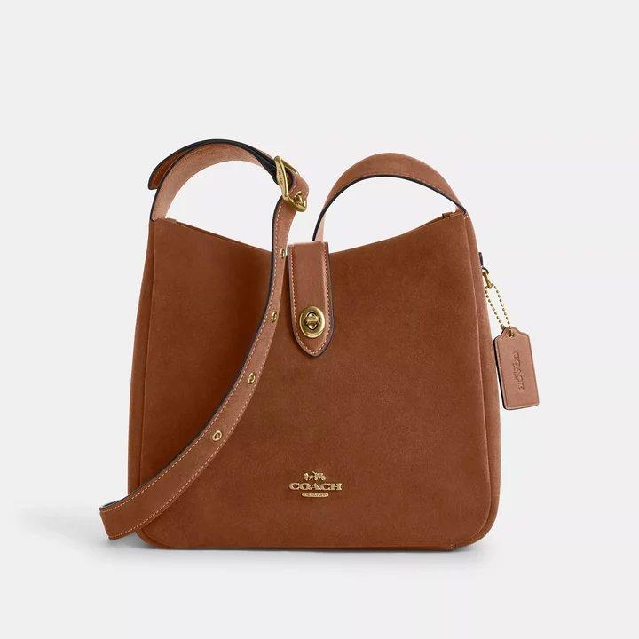 Damenhandtasche Coach Hadley Convertible Crossbody, Sienna Samt