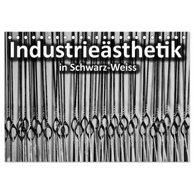 Industrieästhetik in Schwarz-Weiss (Tischkalender 2027 DIN A5 quer), CALVENDO Monatskalender