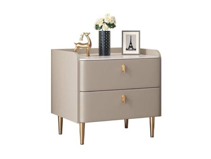 YCCHAH Bett mit Stauraum Nachttisch im nordischen Stil, Kleiner Schrank for das Schlafzimmer, Beistelltisch for Zuhause Desktop