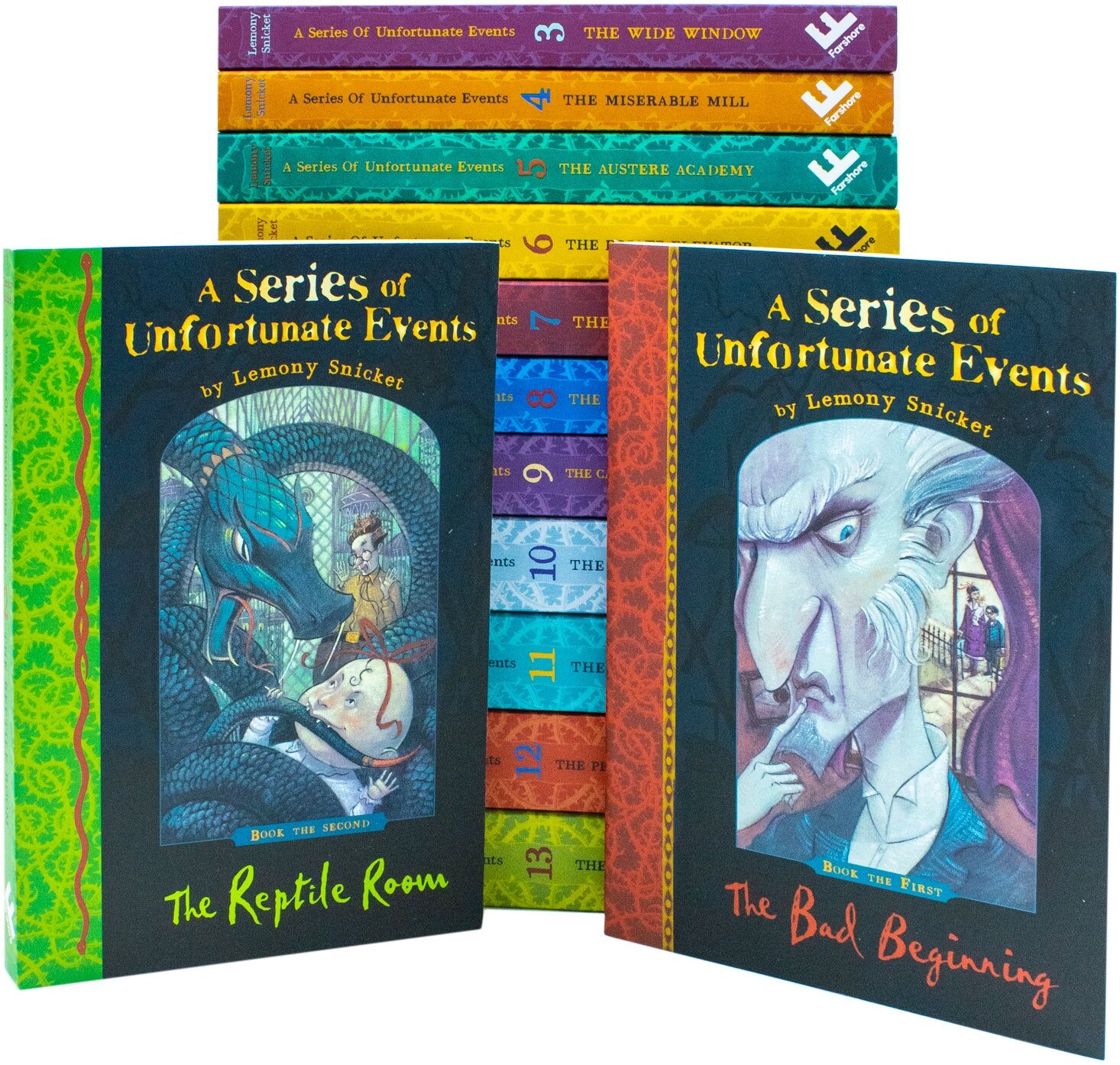 Egmont Lemony Snicket A Series Of Unfortunate Events Complete Collection 13 Children Books Set