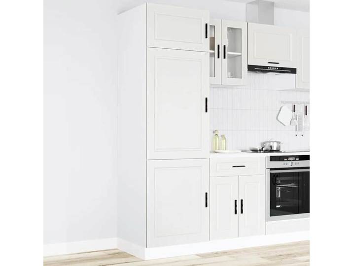 SALE 2026  Placard suisine Blanc - Armoire de cuisine Porto blanc bois d'ingénierie PRO748114118