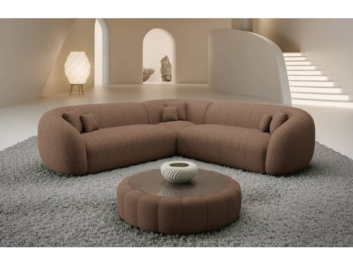 Stoff Ecksofa Sorelia L-Form