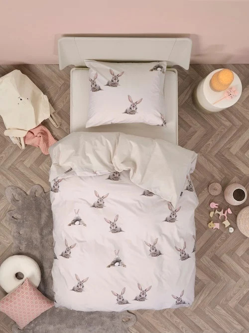 Snurk Bunny Beige dekbedovertrek voor volwassenen